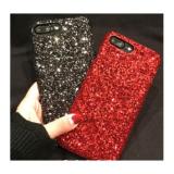 Ốp đính kim tuyến cho iphone 7,8plus đen