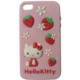 Ốp lưng cho Iphone 4/4s - FitsPod Hello Kitty (hồng)