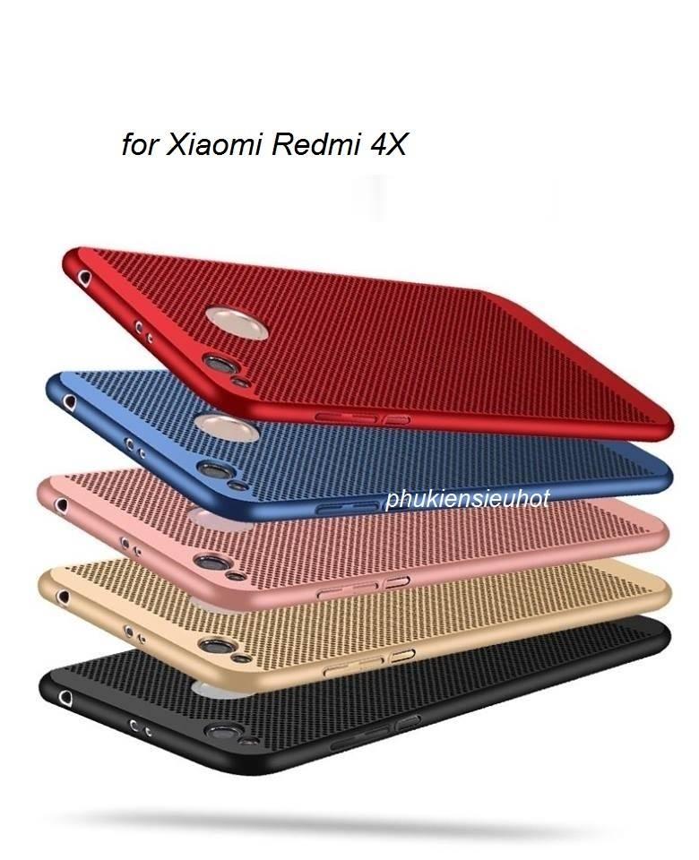 Ốp lưng cho Xiaomi Redmi 4X dạng lưới tản nhiệt