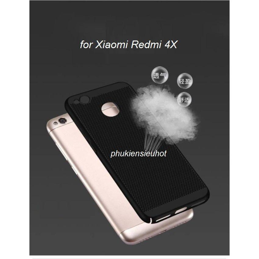 Ốp lưng cho Xiaomi Redmi 4X dạng lưới tản nhiệt