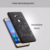 Ốp lưng chống sốc hoa văn cho Huawei Gr5 / Honor 5X ( đen)