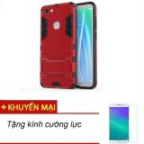 Ốp lưng chống sốc Iron Man cho Vivo V7, tặng kính cường lực