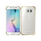 Ốp lưng Clear cover cho Samsung Galaxy S6 Edge Clear (Viền Vàng)