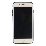 Ốp lưng dẻo Fashion Case có nút chắn bụi cho iPhone 6 Plus/6S Plus (Xanh đen)