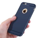 Ốp lưng dẻo Fashion Case có nút chắn bụi cho iPhone 6 Plus/6S Plus (Xanh đen)