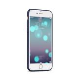 Ốp lưng dẻo Fashion Case có nút chắn bụi cho iPhone 6 Plus/6S Plus (Xanh đen)