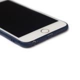 Ốp lưng dẻo Fashion Case có nút chắn bụi cho iPhone 6 Plus/6S Plus (Xanh đen)