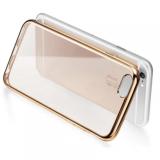 Ốp lưng dẻo viền màu cho iPhone 6 Plus (Viền vàng)