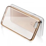 Ốp lưng dẻo viền màu dành cho iPhone 6 Plus (Viền vàng)