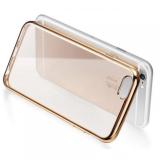 Ốp lưng dẻo viền màu dành cho iPhone 6 Plus (Viền vàng)