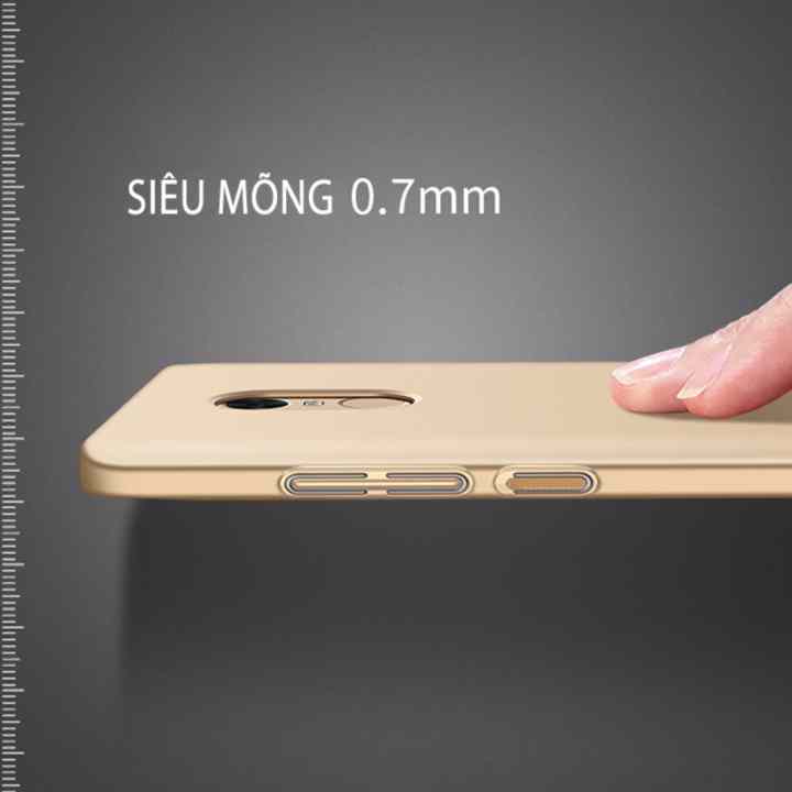 Ốp lưng dùng cho Redmi Note 4X - iWot nhựa PC cứng - nhám, chống vân tay