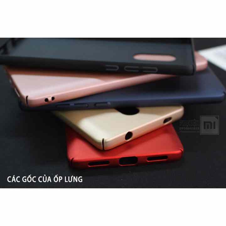Ốp lưng dùng cho Redmi Note 4X - iWot nhựa PC cứng - nhám, chống vân tay