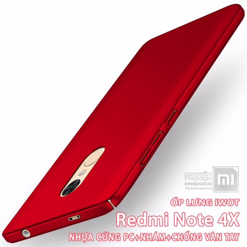 Giá Ốp lưng dùng cho Redmi Note 4X - iWot nhựa PC cứng - nhám, chống vân tay