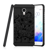 Ốp lưng hoa văn cho Meizu M3 Note (Đen)