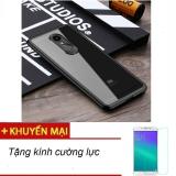Ốp lưng Ipaky trong suốt viền màu cao cấp cho Xiaomi Redmi 5, tặng kính cường lực
