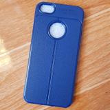 Ốp lưng iphone 5 / 5s / se dẻo vân da chỉ bóng cao cấp