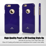 Ốp lưng Jelly Mercury cho iPhone 6 6s Jelly Goospery (Tím)