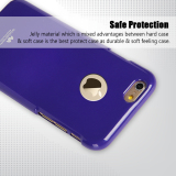 Ốp lưng Jelly Mercury cho iPhone 6 6s Jelly Goospery (Tím)