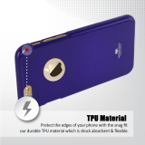 Ốp lưng Jelly Mercury cho iPhone 6 6s Jelly Goospery (Tím)