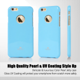 Ốp lưng Jelly Mercury cho iPhone 6  6s Jelly Goospery (Xanh da trời)