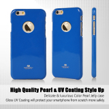 Ốp lưng Jelly Mercury cho iPhone 6 6s Jelly Goospery (Xanh dương)