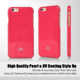 Ốp lưng Jelly Mercury iPhone 6 Plus / 6s Plus - Ốp dẻo Silicon Goospery (Hot Pink)