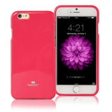 Ốp lưng Jelly Mercury iPhone 6 Plus / 6s Plus - Ốp dẻo Silicon Goospery (Hot Pink)
