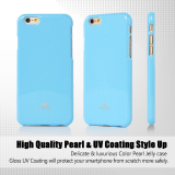 Ốp lưng Jelly Mercury iPhone 6 Plus / 6s Plus - Ốp dẻo Silicon Goospery (Xanh da trời)