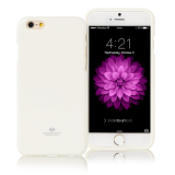 Ốp lưng Jelly Mercury iPhone 6 Plus / 6s Plus - Ốp dẻo Silicon Goospery (Trắng)