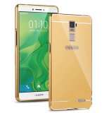 Ốp Lưng Nhôm Mặt Gương Cho Oppo R7 Plus (Vàng)