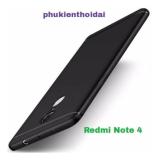 Ốp lưng nhựa dẻo Xiaomi redmi Note4/ Xiaomi redmi Note4x (màu đen)
