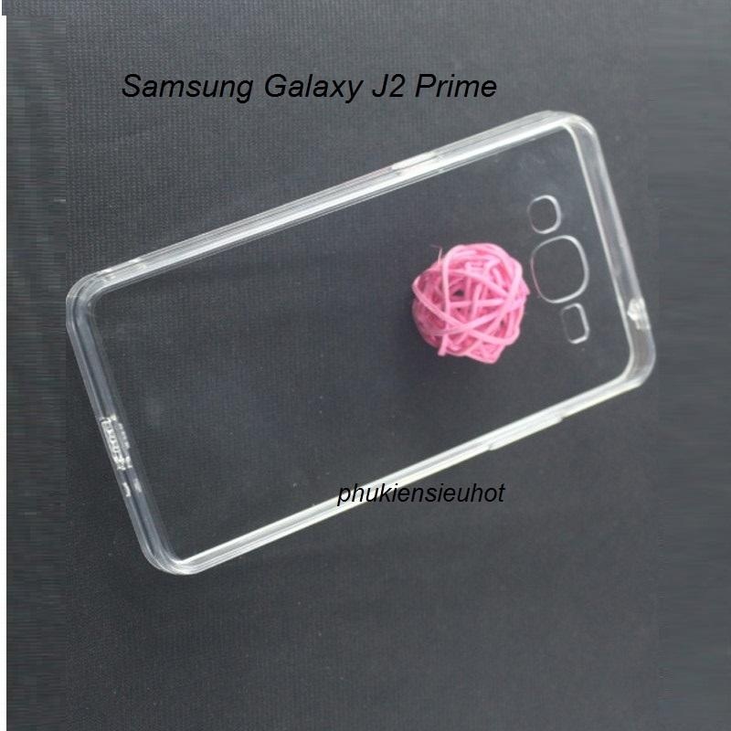 Ốp lưng silicon cao câp Vu cho Samsung Galaxy J2 Prime (trong suốt)