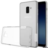 Ốp lưng silicon Nilkin cho Samsung Galaxy A8 plus 2018 - Hàng Nhập Khẩu