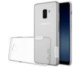 Ốp lưng silicon Nillkin cho Samsung Galaxy A8 Plus -2018 (Trong suốt)