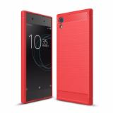 Ốp lưng sony xperia xa1 plus chống sốc dẻo màu đỏ