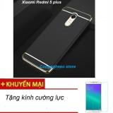 Ốp lưng thời trang cho Xiaomi Redmi 5 Plus (3 mảnh), tặng kính cường lực
