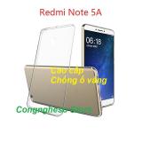 Ốp lưng trong suốt chống ố vàng cho Xiaomi Redmi Note 5A