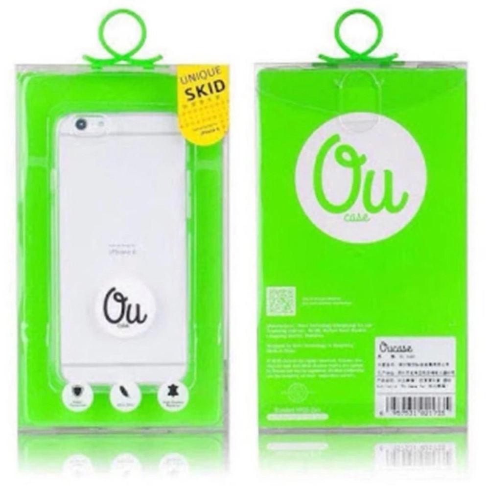 Ốp Silicon dẻo OU case cho iPhone 6 6S ( TRONG SUÔT )