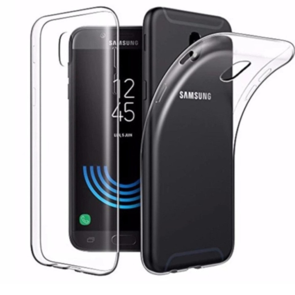 Ốp Silicone dẻo trong suốt cho Sam Sung Galaxy J7 Plus - Hàng nhập khẩu