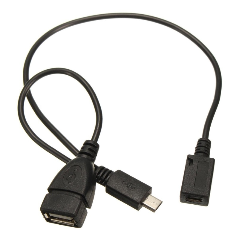 Bảng giá OTG Chủ Chia Nguồn Micro USB Đực sang USB MỘT Nữ & Micro USB Nữ Dây Cáp Phong Vũ