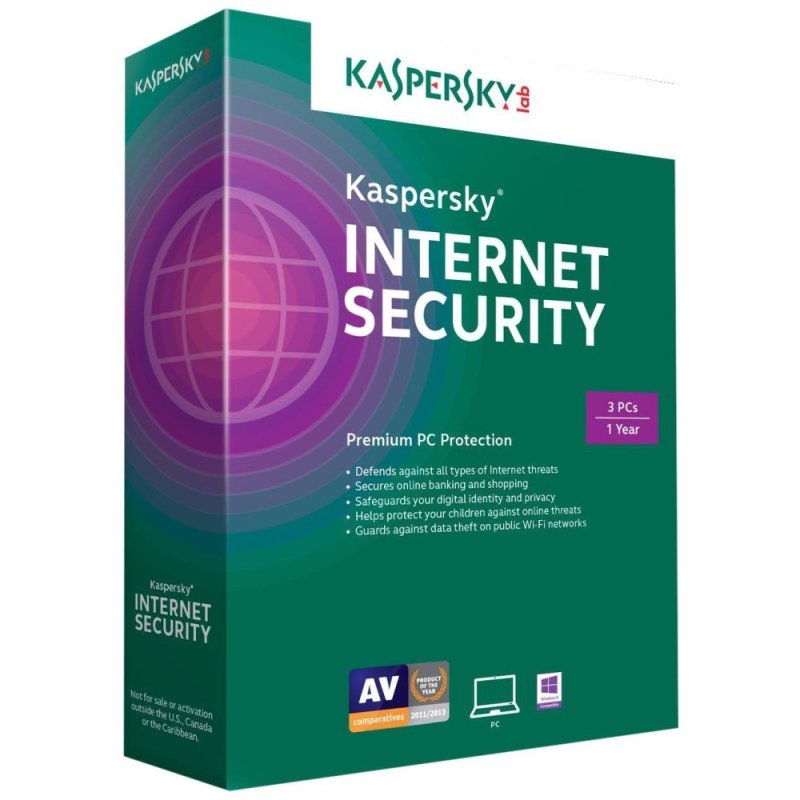 Bảng giá Phần mềm diệt virus Kaspersky Internet Security 3PC / 1 năm Phong Vũ