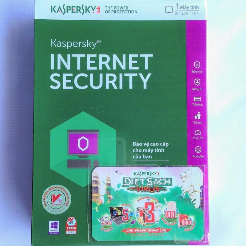 Bảng giá [HCM]Phần mềm diệt virus Kaspersky Internet Security Phong Vũ