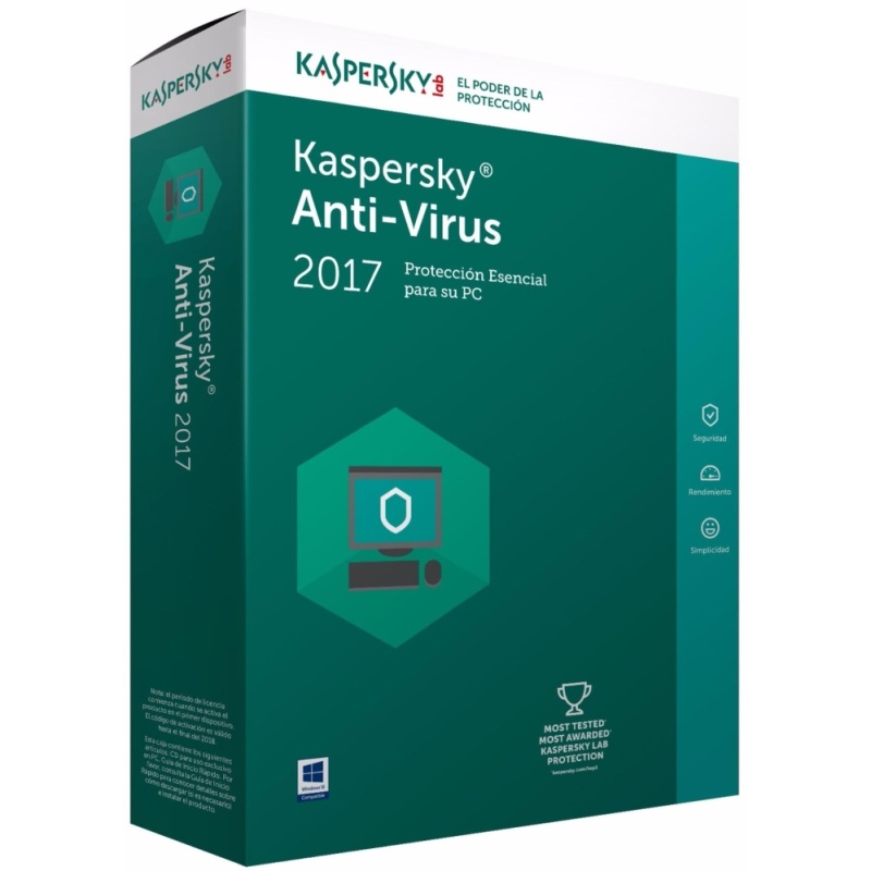 Bảng giá Phần mềm diệt virus máy tính Kaspersky Anti-Virus 1PC  (bản quyền 1 năm) 1000000609 Phong Vũ