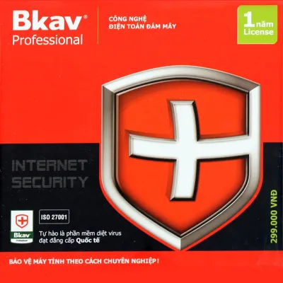 [Khuyến mại] Phần mềm diệt virut Bkav Pro Internet Security 1000000319