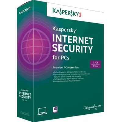 Phần mềm diệt virut Kaspersky Internet security cho 3PC (Xanh)