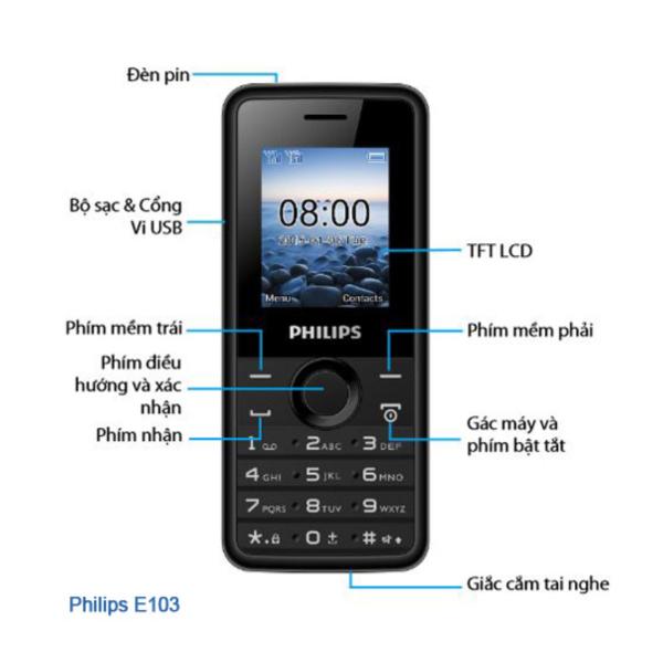 Philips E103 - Hãng Phân phối chính thức