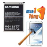 Pin cho Samsung Galaxy Note 2 + Tặng kính cường lực - Hàng Nhập Khẩu