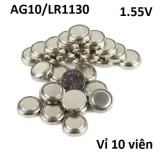 Pin LR1130 / AG10 Alkaline 1.55V (Vỉ 10 viên)