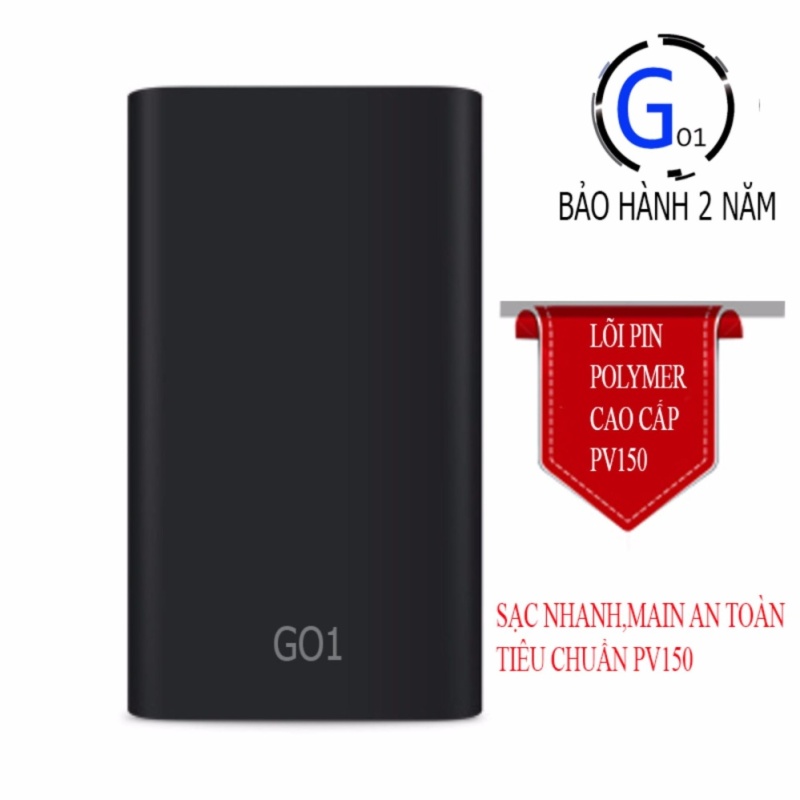 Giá Pin sạc dự phòng lõi Polymer G01 14000mAh hỗ trợ sạc nhanh