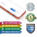Pin sạc dự phòng Pineng PN-968 LCD 10000 mAh (Trắng) - Hãng Phân Phối Chính Thức